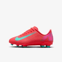 Nike Jr. Mercurial Vapor 16 Club Little/Big дитячі MG Low-Top футбольні бутси колір червоний