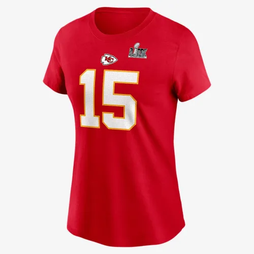 Patrick Mahomes Kansas City Chiefs Super Bowl LIX жіноча Nike NFL футболка колір червоний