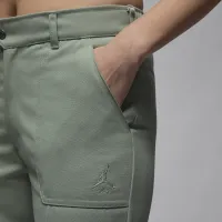 Nike Jordan жіноча Woven Pants колір зелений
