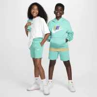 Nike Sportswear Club Fleece Big дитячі French Terry шорти колір зелений