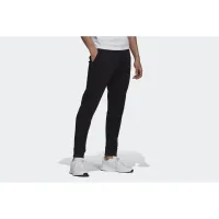Штаны спортивные adidas Essentials Fleece Regular Fit Tapeцвет красный Cuff GK9268 - Черные