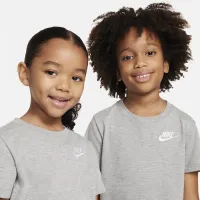 Nike Club Little дитячі Knit шорти комплект колір сірий