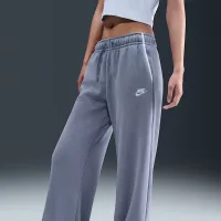 Nike Sportswear Club Fleece жіноча Mid-Rise Wide-Leg Cozy Pants блакитний