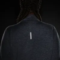 Nike Element женская 1/2-Zip Running Top (большие размеры) цвет серый