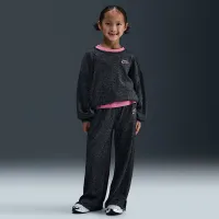 Nike Little детские 2-Piece Lurex Waffle набор цвет черный