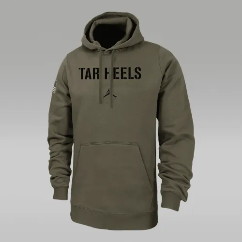 UNC Club Fleece чоловічі Nike College Толстовка з капюшоном колір зелений