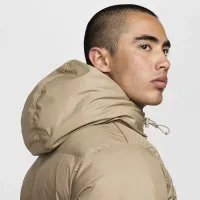 Nike Windrunner PrimaLoft® мужские Storm-FIT Hooded Puffer Куртка цвет коричневый