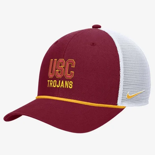 USC Nike College Snapback Trucker Hat цвет красный