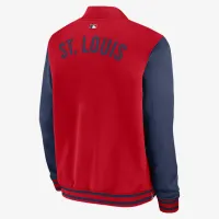 St. Louis Cardinals Authentic Collection Dugout чоловічі Nike MLB Full-Zip Bomber Куртка колір червоний