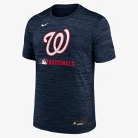 Washington Nationals Authentic Collection Velocity чоловічі Nike Dri-FIT MLB футболка блакитний