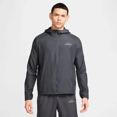 Nike Miler Flash чоловічі Water-Repellent Running Куртка колір сірий