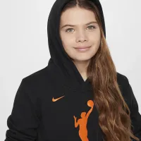 Team 13 Essential Big дитячі (для хлопчиків) Nike WNBA Pullover Толстовка з капюшоном колір чорний