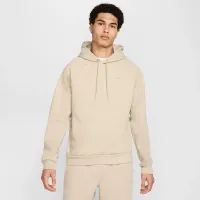 Nike Primary Fleece мужские Dri-FIT UV Pullover Performance Толстовка с капюшоном цвет коричневый