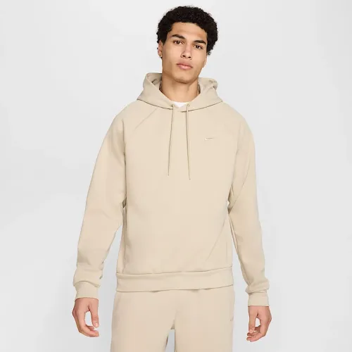 Nike Primary Fleece мужские Dri-FIT UV Pullover Performance Толстовка с капюшоном цвет коричневый