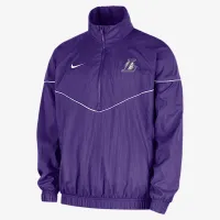Los Angeles Lakers Courtside Windrunner мужские Nike NBA Anorak Куртка цвет фиолетовый