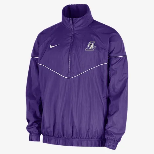 Los Angeles Lakers Courtside Windrunner чоловічі Nike NBA Anorak Куртка колір фіолетовий