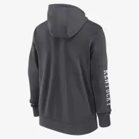 Kentucky Wildcats Sideline Team Issue мужские Nike College Full-Zip Толстовка с капюшоном цвет серый