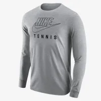 Nike Swoosh чоловічі Tennis Long-Sleeve футболка колір сірий