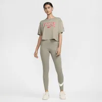 Nike Sportswear Classics жіноча З високою талією Graphic лосіни колір зелений