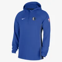 Dallas Mavericks Zoned мужские Nike Dri-FIT NBA 1/4-Zip Толстовка с капюшоном синий