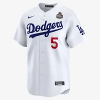 Fколір червонийdie Freeman Los Angeles Dodgers 2024 World Series Men’s Nike Dri-FIT ADV MLB Limited Jersey колір білий