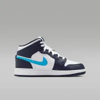 Nike Air Jordan 1 Mid Big дитячі Кросівки блакитний