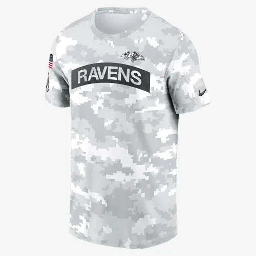 Baltimore Ravens Salute to Service Edge Arch чоловічі Nike Dri-FIT NFL футболка колір білий