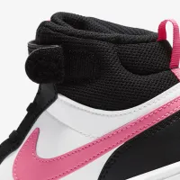 Nike Court Borough Mid 2 Little детские Кроссовки цвет черный