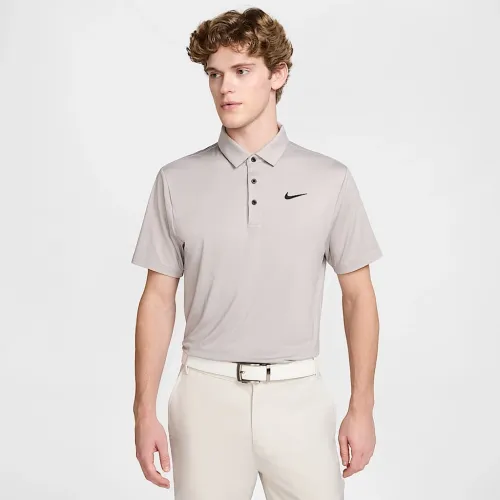 Nike Tour чоловічі Dri-FIT Heatheколір червоний для гольфу Polo колір сірий