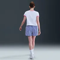 Nike Sportswear женская Short-Sleeve Ringer футболка цвет белый