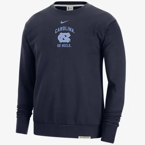 UNC Standard Issue чоловічі Nike College Fleece Crew-Neck світшот блакитний