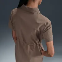 Nike Sportswear Everything Wovens жіноча Short-Sleeve Mini Костюм колір коричневий
