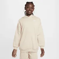 Nike Sportswear Club Fleece Big дитячі оверсайз Pullover Толстовка з капюшоном колір коричневий