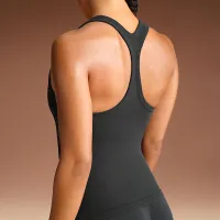 NikeSKIMS Vintage Seamless женская Racerback Tank Top цвет черный