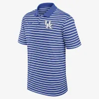 Kentucky Wildcats Primetime Victory Striped мужские Nike Dri-FIT College Polo синий