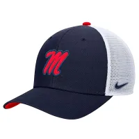 Ole Miss Rise мужские Nike College Structuцвет красный Trucker Cap синий