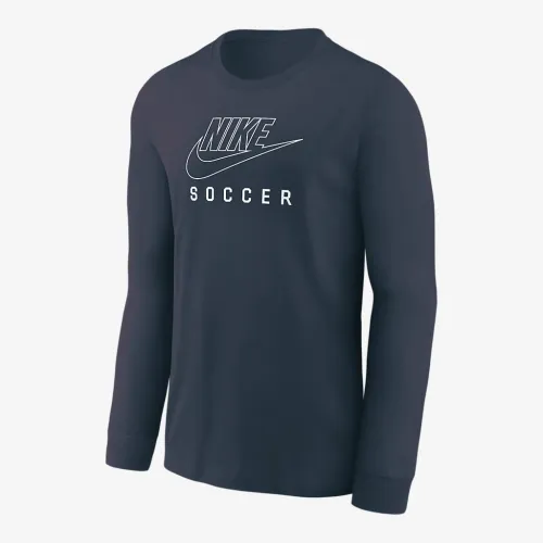 Nike Swoosh Big детские Soccer Long-Sleeve футболка синий