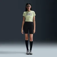 Nike Sportswear женская Slim Cropped футболка цвет зеленый