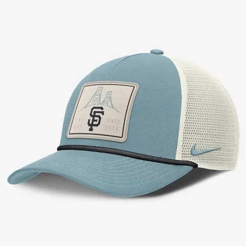 San Francisco Giants Rise Tech мужские Nike Dri-FIT MLB Trucker Adjustable Hat синий
