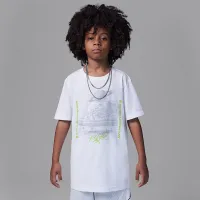 Nike Jordan Big дитячі Anti Gravity футболка колір білий