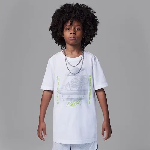Nike Jordan Big детские Anti Gravity футболка цвет белый