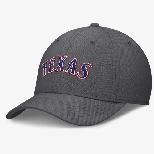 Texas Rangers Swoosh мужские Nike Dri-FIT MLB Hat цвет серый