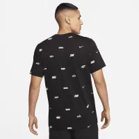 Nike Club мужские Allover Print футболка цвет черный