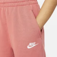 Nike Sportswear Club Fleece Big дитячі (Girls') Wide-Leg Pants колір червоний