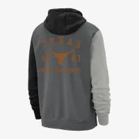 Texas Club Fleece чоловічі Nike College Толстовка з капюшоном колір сірий