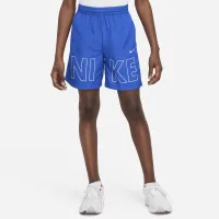 Nike Multi Big дитячі Woven тренувальні шорти блакитний