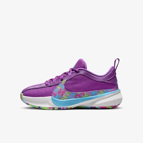Nike Giannis Freak 5 Big дитячі баскетбольні Кросівки колір фіолетовий