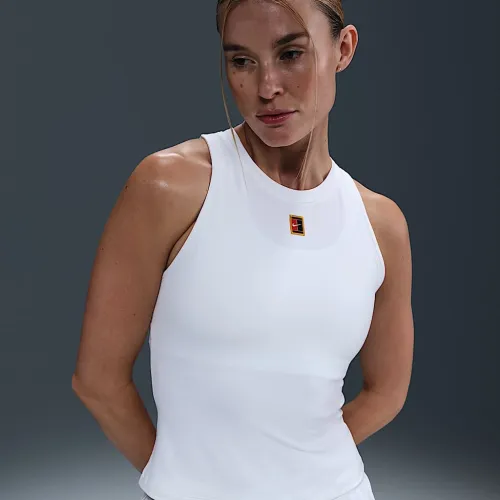 NikeCourt Slam женская Dri-FIT Tennis Tank Top цвет белый
