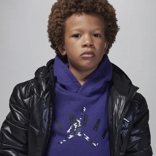 Nike Jordan MJ Flight MVP Pullover Толстовка з капюшоном Little Kids Толстовка з капюшоном колір фіолетовий - фото 3