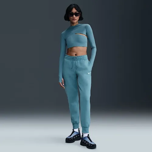 Nike Sportswear Phoenix Fleece женская Mid-Rise Sweatpants синий